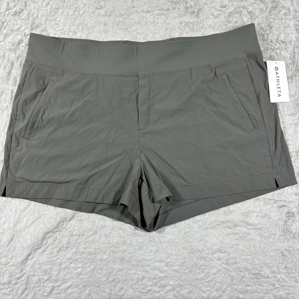 Athleta Trekkie North Ripstop Shorts Size 26 3X Hiking Outdoors Athletic Stretch